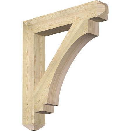 Ekena Millwork Imperial Craftsman Rough Sawn Bracket, Douglas Fir, 6"W x 38"D x 42"H BKT06X38X42IMP04RDF